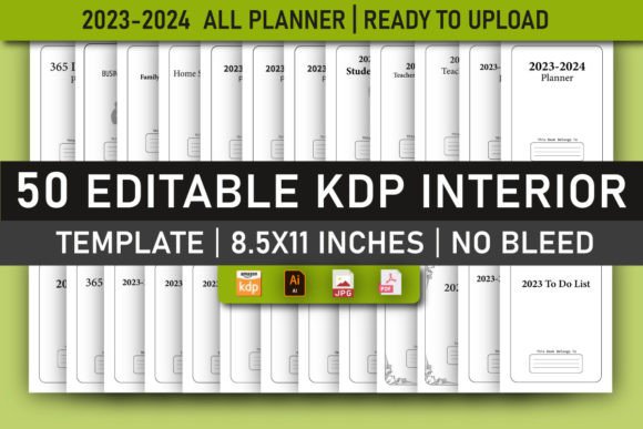 50 Editable for KDP Interior: A Practical Guide to Choosing and Using High-Quality Planner Templates