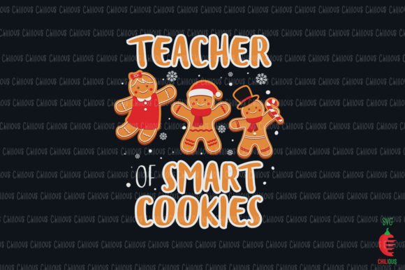 Christmas Teacher Cute Gingerbread: A Festive Design for Educators