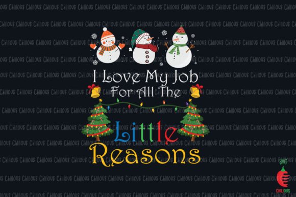 Daycare Teacher Christmas I Love My Job