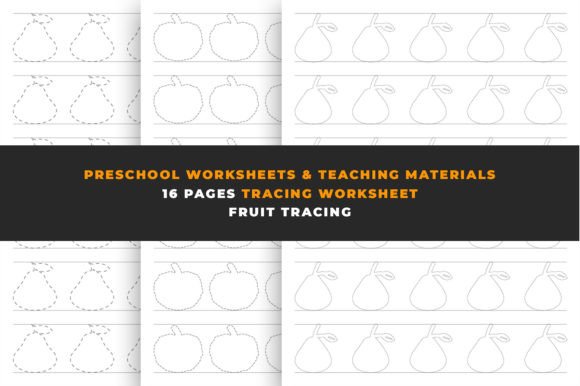 Fruits Tracing Book: A Fun and Educational Tool for Preschoolers