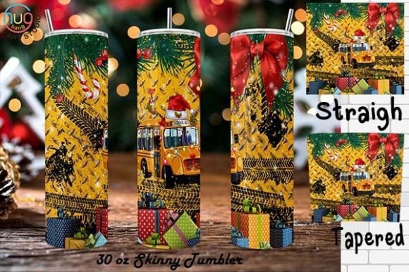Funny School Bus Christmas 30oz Tumbler