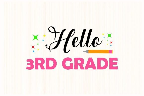 Hello 3rd Grade Sublimation
