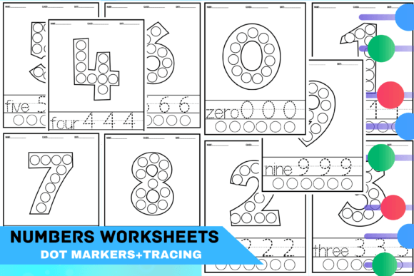 Numbers Worksheets Tracing and Coloring: A Versatile Tool for Learning and Creativity
