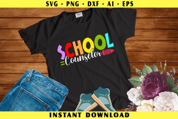 Personalized School Counselor and Back to School SVG Design: A Creative Solution for Custom Products