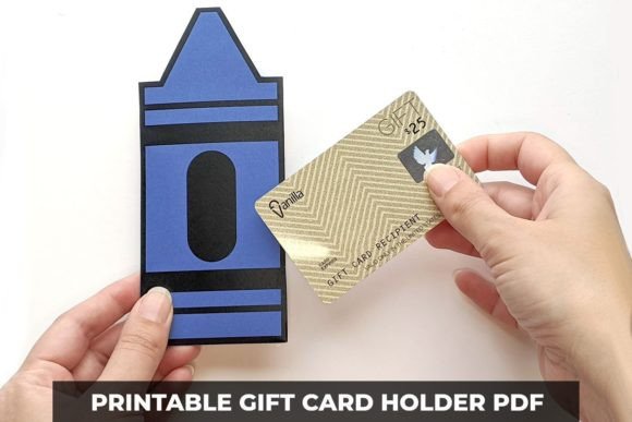 Printable Crayon Gift Card Holder PDF: A Creative and Practical Solution