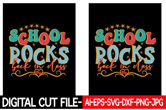 School Rocks Back in Class Retro: A Versatile Design for Modern Creators