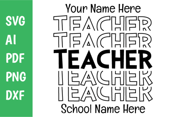 Teacher Echo Svg for Creative Projects